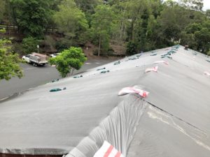 Roof Tarping Construction Storm Damage